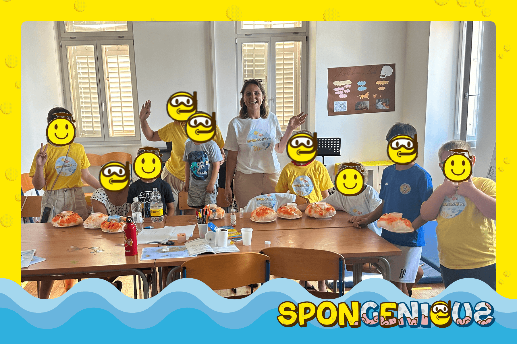 Djeca na Spongenious radionici